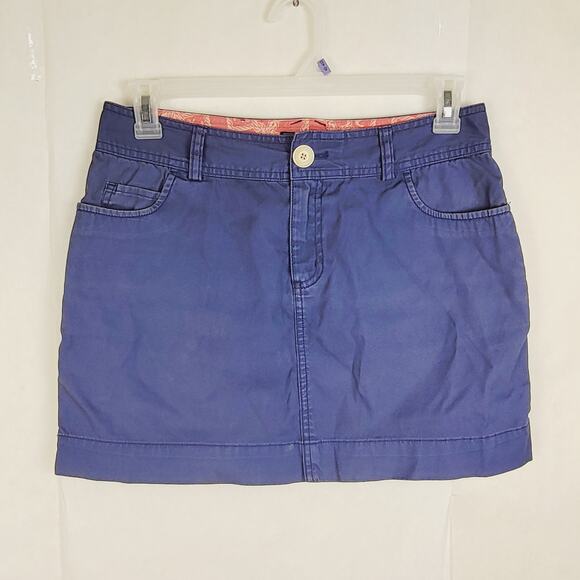 Vineyard Vines Dresses & Skirts - Vineyard Vines blue cotton mini skirt Size 6 coastal preppy casual